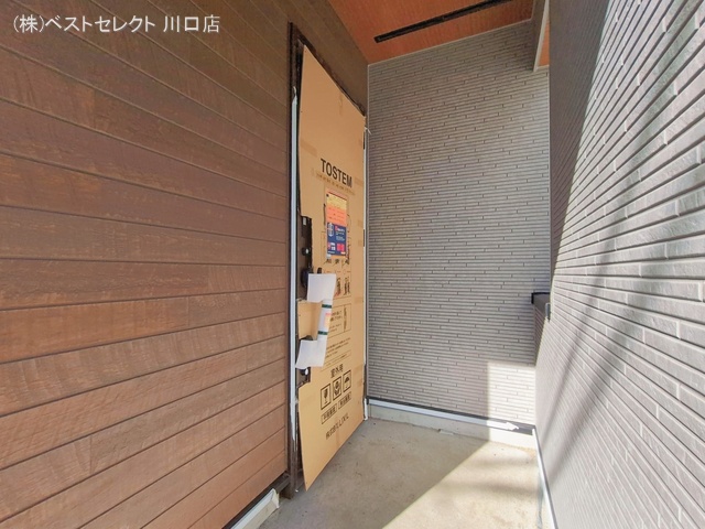 埼玉県川口市大字安行領家の新築戸建て外構写真 2026年1月22日撮影