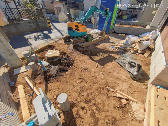 埼玉県川口市大字安行領家の新築戸建て外構写真 2026年1月22日撮影