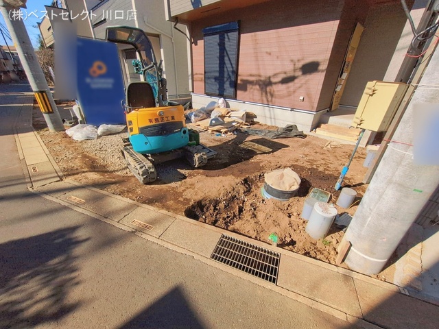 埼玉県川口市大字安行領家の新築戸建て外構写真 2026年1月22日撮影