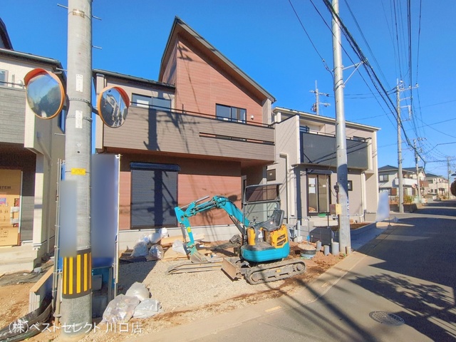 埼玉県川口市大字安行領家の新築戸建て外構写真 2026年1月22日撮影
