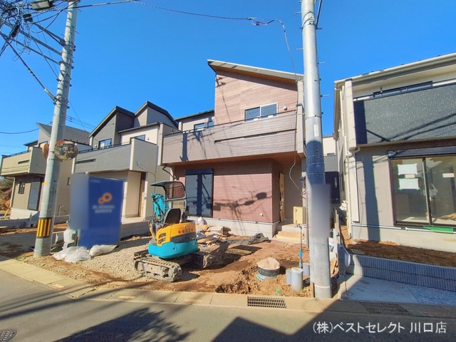 埼玉県川口市大字安行領家の新築戸建て外構写真 2026年1月22日撮影