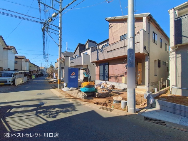 埼玉県川口市大字安行領家の新築戸建て外構写真 2026年1月22日撮影