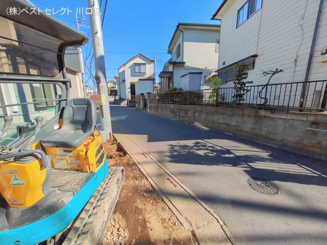 埼玉県川口市大字安行領家の新築戸建て外構写真 2026年1月22日撮影