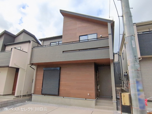 埼玉県川口市大字安行領家の新築戸建て完成写真 2026年2月16日撮影