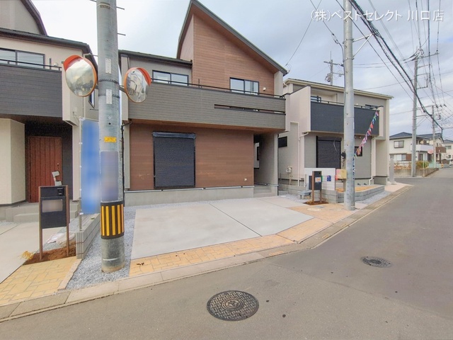 埼玉県川口市大字安行領家の新築戸建て完成写真 2026年2月16日撮影