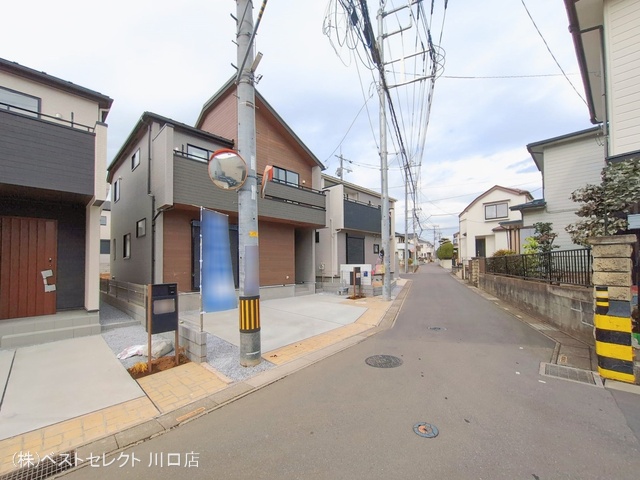 埼玉県川口市大字安行領家の新築戸建て完成写真 2026年2月16日撮影