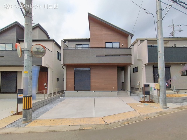 埼玉県川口市大字安行領家の新築戸建て完成写真 2026年2月16日撮影