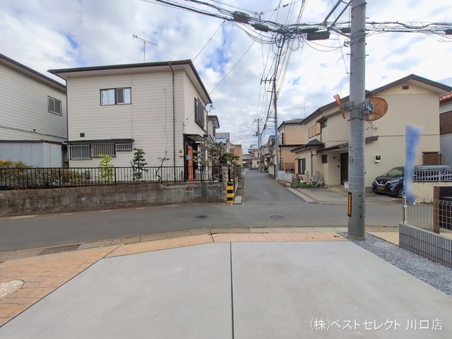 埼玉県川口市大字安行領家の新築戸建て完成写真 2026年2月16日撮影