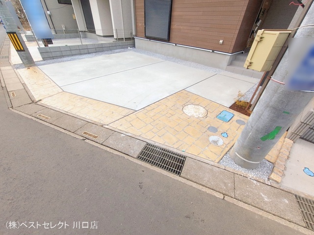 埼玉県川口市大字安行領家の新築戸建て完成写真 2026年2月16日撮影