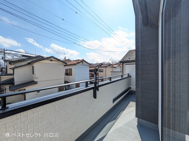 埼玉県川口市大字安行領家の新築戸建てバルコニー写真 2026年3月26日撮影
