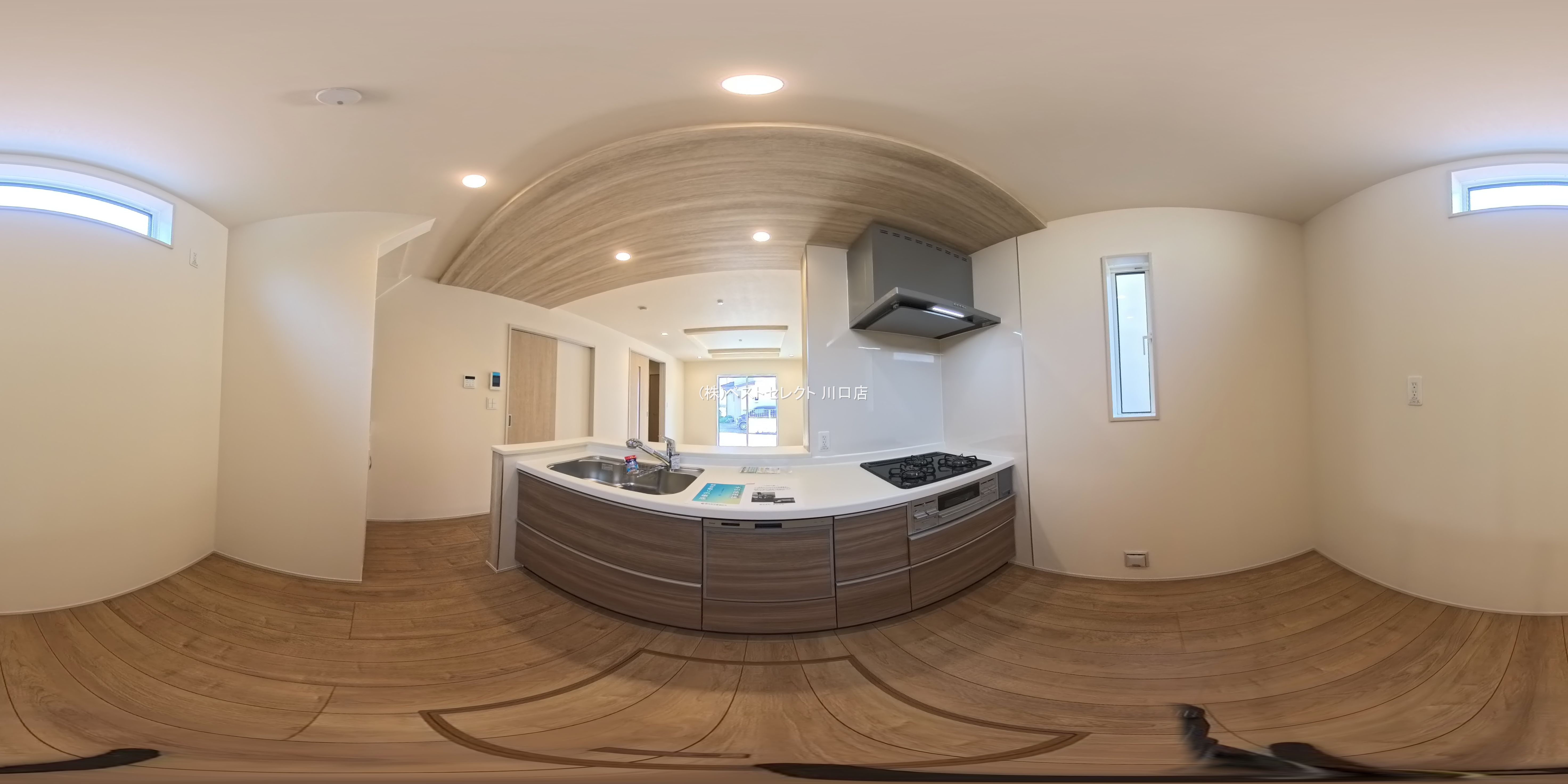 埼玉県川口市大字安行領家の新築戸建てパノラマ（キッチン）写真 2026年3月26日撮影