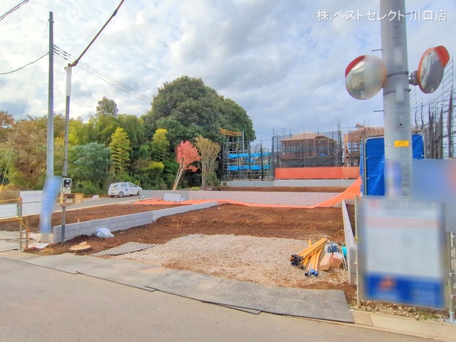 埼玉県川口市大字安行領家の新築戸建て更地・土地写真 2025年11月10日撮影