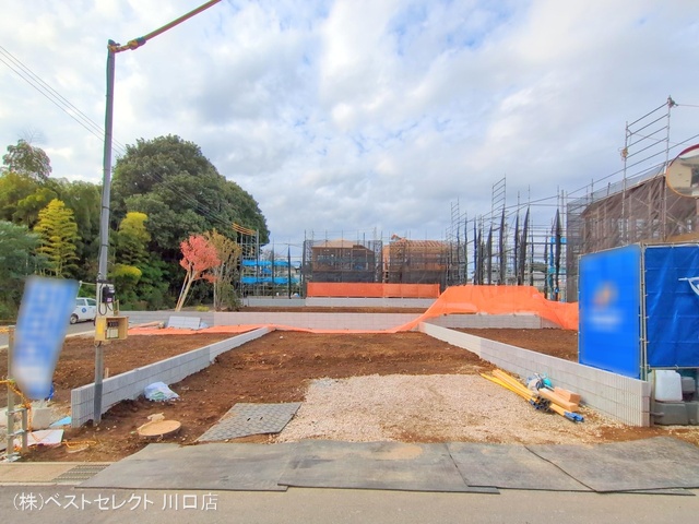 埼玉県川口市大字安行領家の新築戸建て更地・土地写真 2025年11月10日撮影