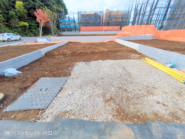 埼玉県川口市大字安行領家の新築戸建て更地・土地写真 2025年11月10日撮影