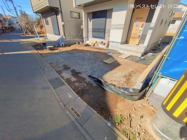 埼玉県川口市大字安行領家の新築戸建て外構写真 2026年1月22日撮影