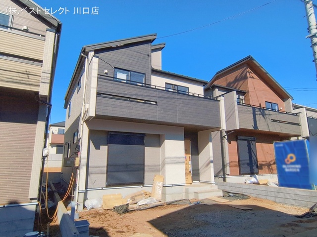 埼玉県川口市大字安行領家の新築戸建て外構写真 2026年1月22日撮影