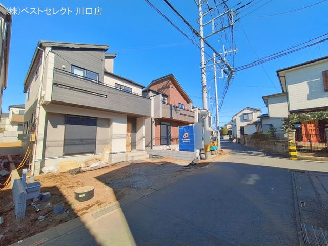 埼玉県川口市大字安行領家の新築戸建て外構写真 2026年1月22日撮影