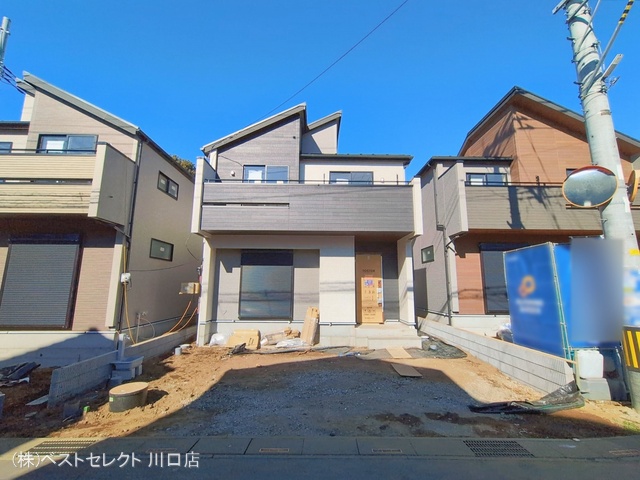 埼玉県川口市大字安行領家の新築戸建て外構写真 2026年1月22日撮影