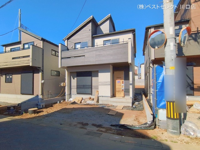 埼玉県川口市大字安行領家の新築戸建て外構写真 2026年1月22日撮影