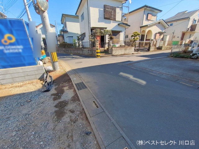 埼玉県川口市大字安行領家の新築戸建て外構写真 2026年1月22日撮影