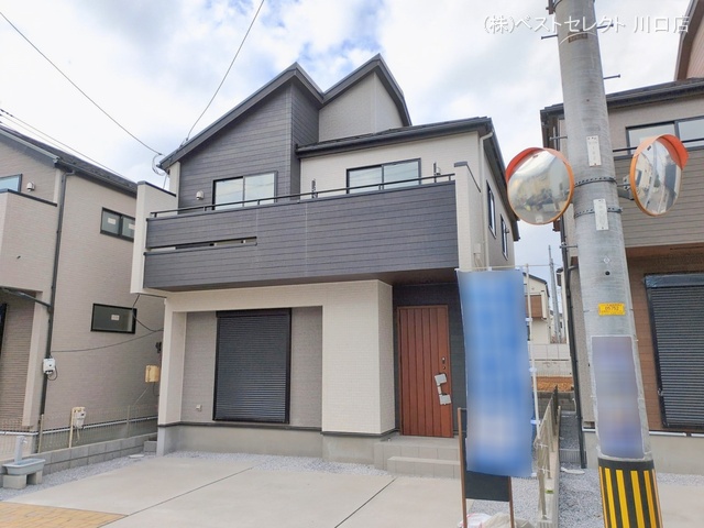 埼玉県川口市大字安行領家の新築戸建て完成写真 2026年2月16日撮影