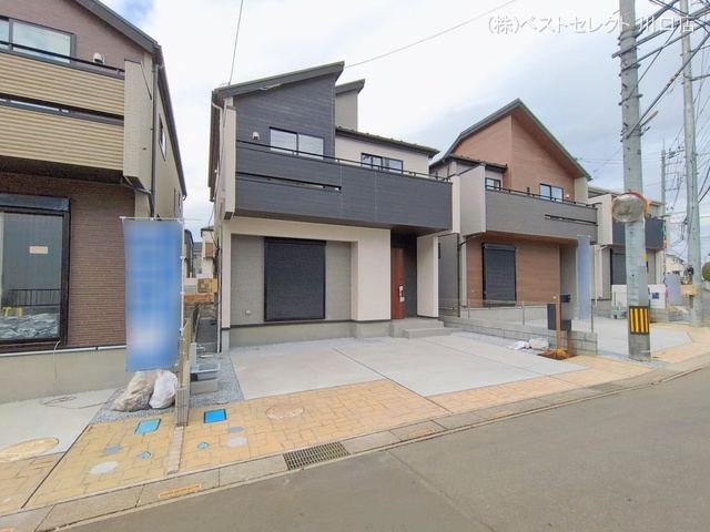 埼玉県川口市大字安行領家の新築戸建て完成写真 2026年2月16日撮影