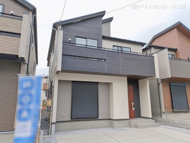 埼玉県川口市大字安行領家の新築戸建て完成写真 2026年2月16日撮影