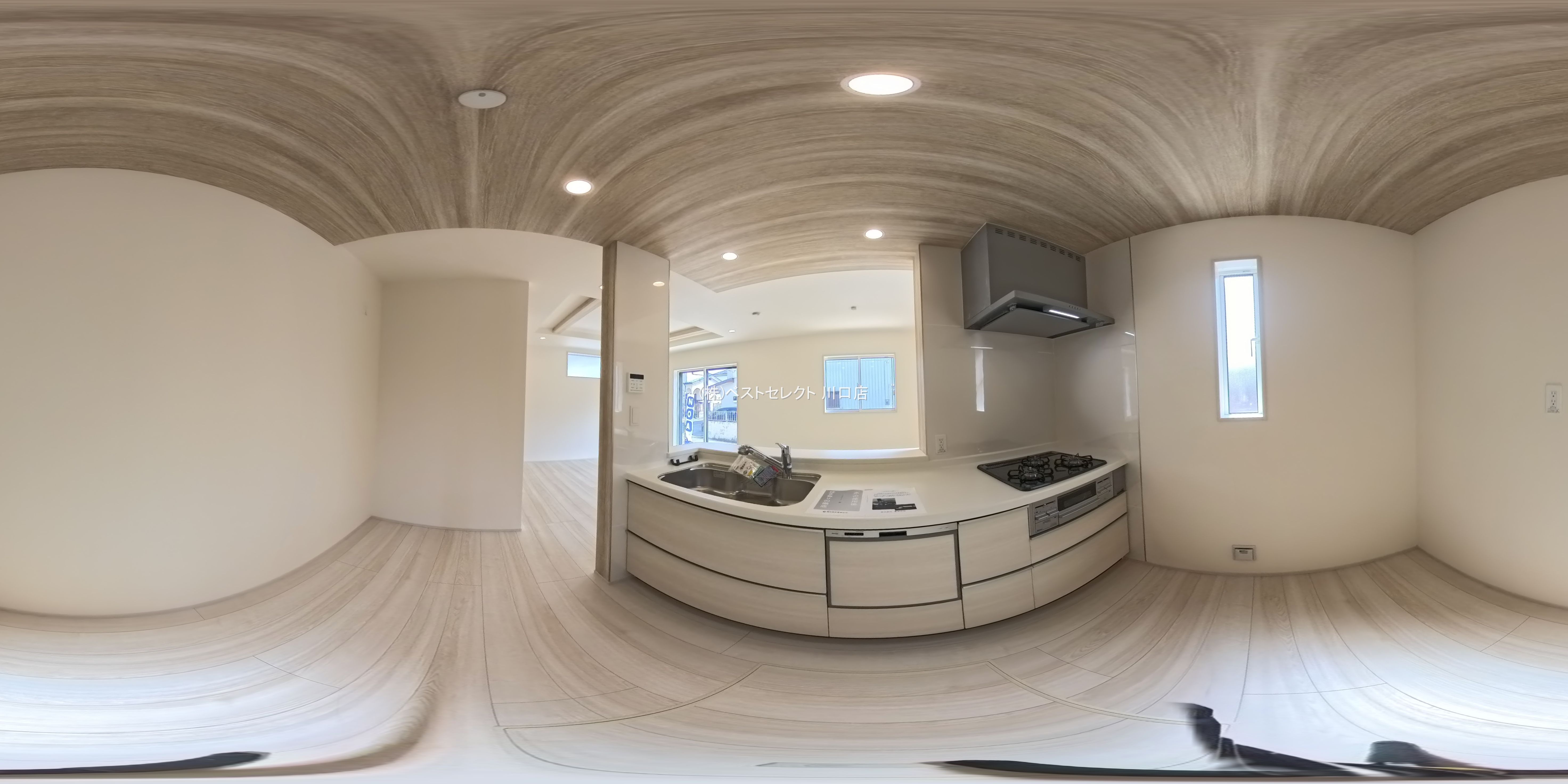 埼玉県川口市大字安行領家の新築戸建てパノラマ（キッチン）写真 2026年3月26日撮影