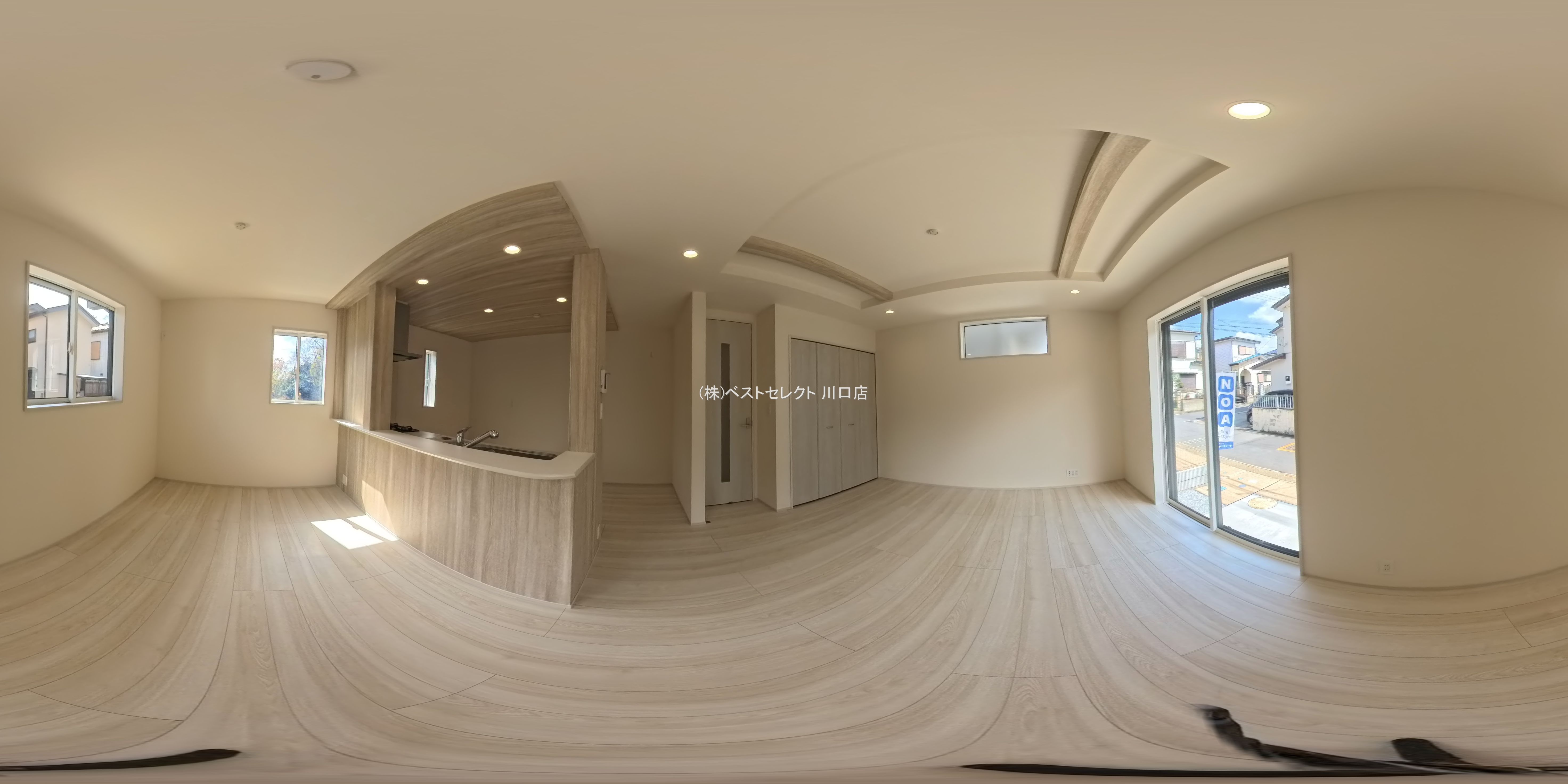 埼玉県川口市大字安行領家の新築戸建てパノラマ（リビング）写真 2026年3月26日撮影