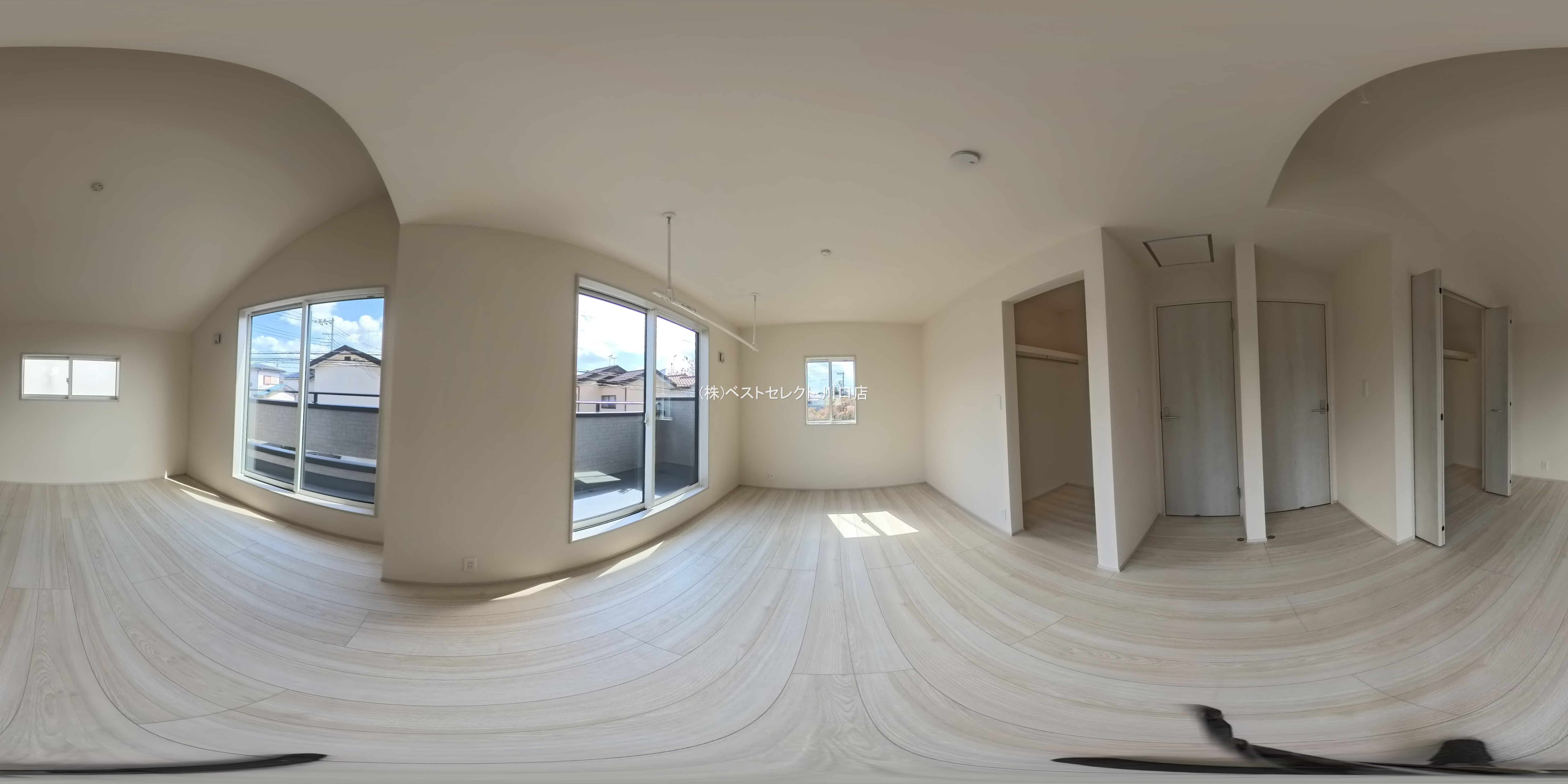 埼玉県川口市大字安行領家の新築戸建てパノラマ（居室メイン）写真 2026年3月26日撮影