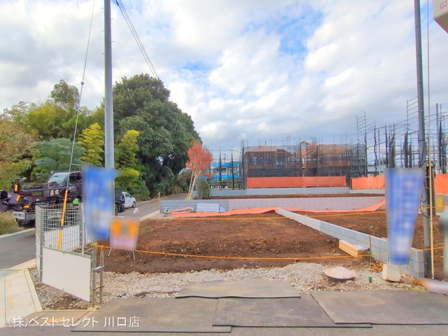 埼玉県川口市大字安行領家の新築戸建て更地・土地写真 2025年11月10日撮影