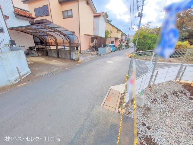 埼玉県川口市大字安行領家の新築戸建て更地・土地写真 2025年11月10日撮影