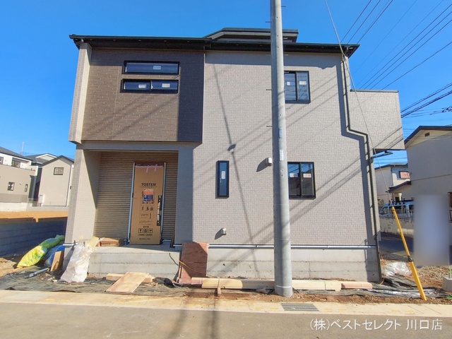 埼玉県川口市大字安行領家の新築戸建て外構写真 2026年1月22日撮影