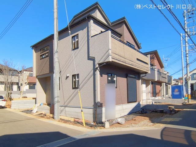 埼玉県川口市大字安行領家の新築戸建て外構写真 2026年1月22日撮影