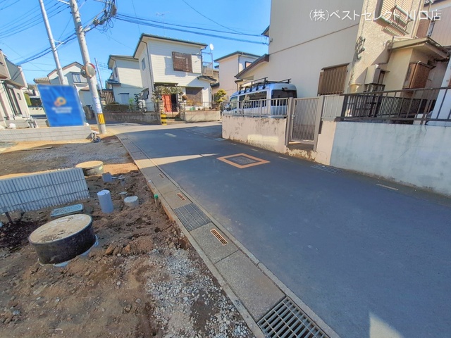 埼玉県川口市大字安行領家の新築戸建て外構写真 2026年1月22日撮影