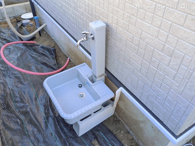 埼玉県川口市大字安行領家の新築戸建て外構写真 2026年1月22日撮影