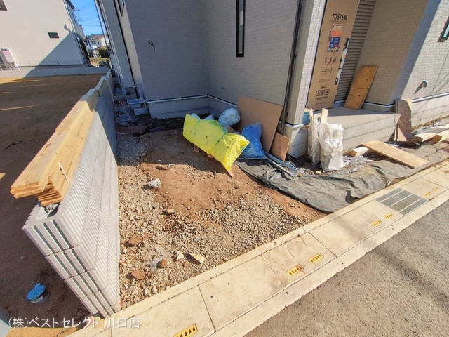 埼玉県川口市大字安行領家の新築戸建て外構写真 2026年1月22日撮影