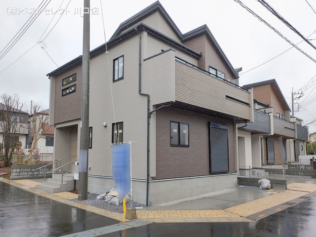 埼玉県川口市大字安行領家の新築戸建て完成写真 2026年2月24日撮影