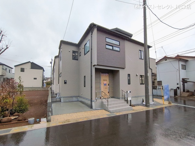 埼玉県川口市大字安行領家の新築戸建て完成写真 2026年2月24日撮影