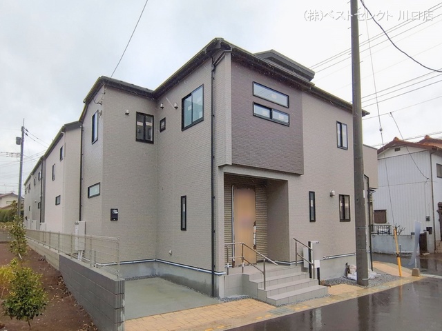 埼玉県川口市大字安行領家の新築戸建て完成写真 2026年2月24日撮影