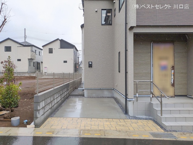 埼玉県川口市大字安行領家の新築戸建て完成写真 2026年2月24日撮影