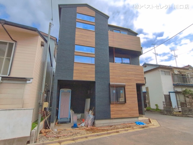 埼玉県蕨市中央7丁目の新築戸建て外構写真 2026年3月26日撮影