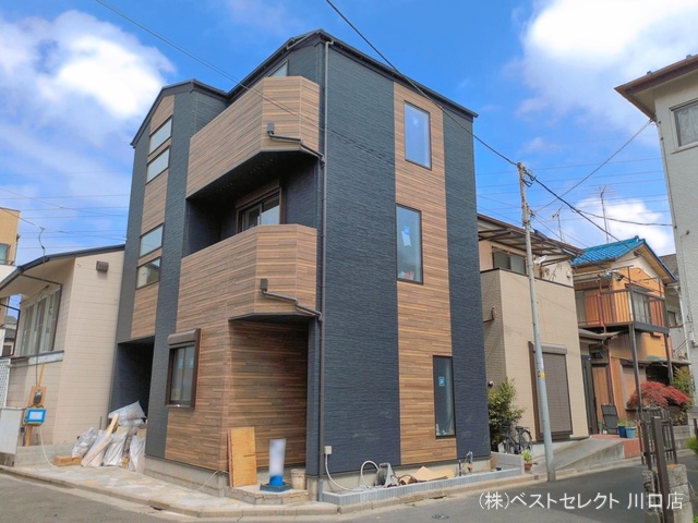 埼玉県蕨市中央７丁目の新築戸建て外構写真 2026年4月13日撮影