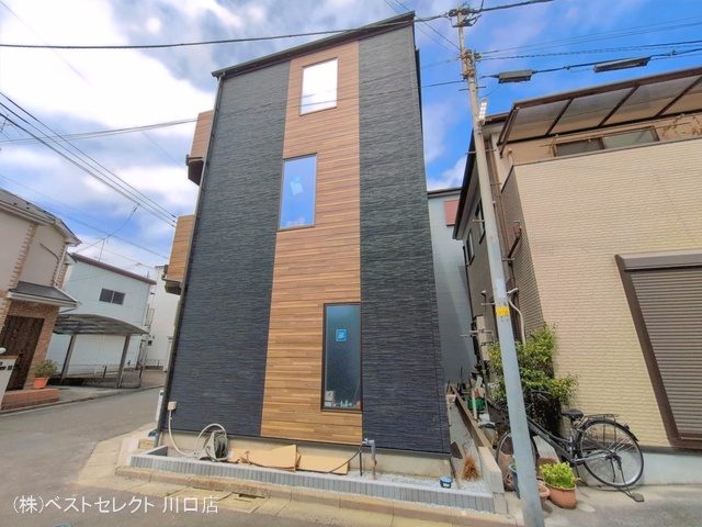 埼玉県蕨市中央７丁目の新築戸建て外構写真 2026年4月13日撮影