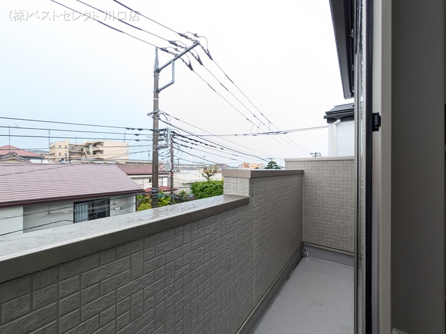 埼玉県川口市芝塚原１丁目の新築戸建てバルコニー写真 2026年4月26日撮影