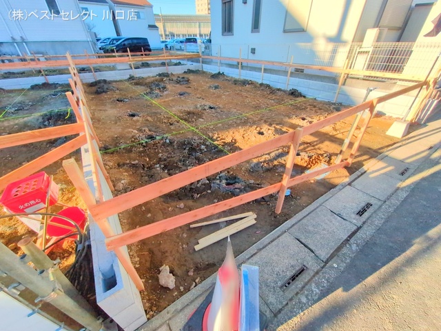 埼玉県川口市芝塚原１丁目の新築戸建て基礎写真 2025年12月3日撮影
