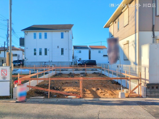 埼玉県川口市芝塚原１丁目の新築戸建て基礎写真 2025年12月3日撮影