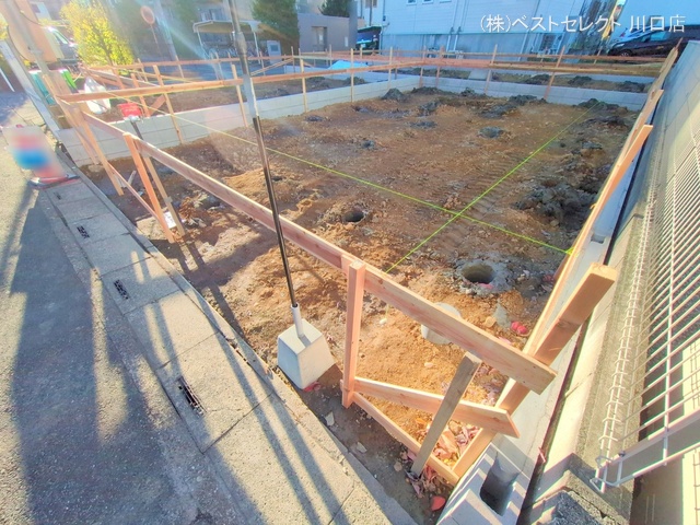 埼玉県川口市芝塚原１丁目の新築戸建て基礎写真 2025年12月3日撮影