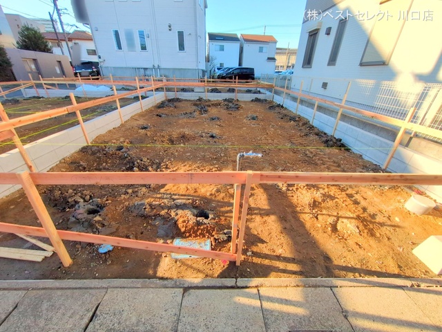 埼玉県川口市芝塚原１丁目の新築戸建て基礎写真 2025年12月3日撮影