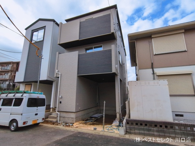 埼玉県川口市芝塚原１丁目の新築戸建て外構写真 2026年3月5日撮影